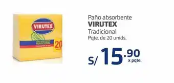 Makro Paño absorbente virutex tradicional pqte. de 20 unids. oferta