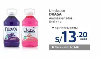 Makro Limpiatodo dkasa aromas variados unid. x 4 l oferta