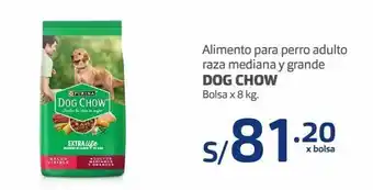 Makro Alimento para perro adulto raza mediana y grande dog chow bolsa x 8 kg. oferta