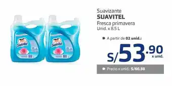 Makro Suavizante suavitel fresca primavera unid. x 8.5 l oferta