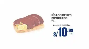 Makro Hígado de res importado oferta