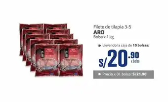 Makro Filete de tilapia 3-5 aro oferta