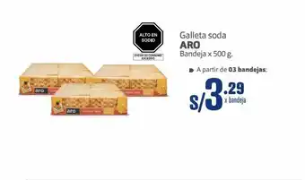 Makro Galleta soda aro bandeja x 500 g. oferta