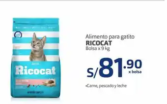 Makro Alimento para gatito ricocat bolsa x 9 kg oferta