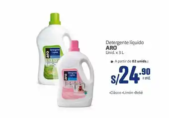Makro Detergente líquido aro oferta