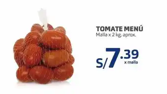 Makro Tomate menú malla x 2 kg. aprox. oferta