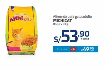 Makro Alimento para gato adulto michicat bolsa x 9 kg oferta