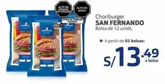 Makro Choriburger san fernando bolsa de 12 unids. oferta