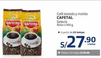 Makro Café tostado y molido cafetal selecto bolsa x 900 g. oferta