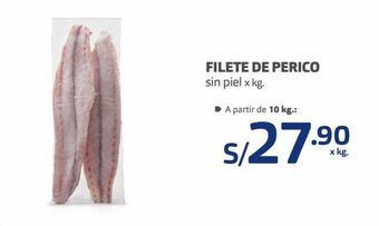 Makro Filete de perico sin piel x kg. oferta