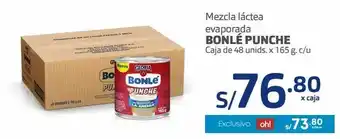 Makro Mezcla láctea evaporada bonlé punche caja de 48 unids. x 165 g. c/u oferta