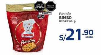 Makro Panetón bimbo bolsa x 900 g. oferta