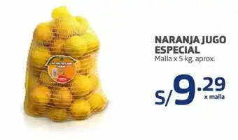 Makro Naranja jugo especial malla x 5 kg. aprox. oferta