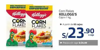 Makro Corn flakes kellogg's caja x 1 kg. oferta