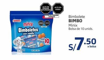 Makro Bimbolete bimbo minix bolsa de 10 unids oferta