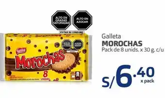 Makro Galleta morochas pack de 8 unids. x 30 g. c/u oferta