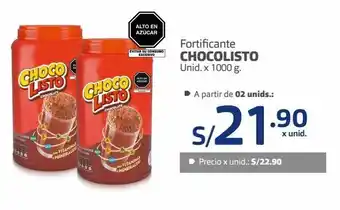 Makro Fortificante chocolisto unid. x 1000 g. oferta