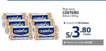 Makro Pop corn costeño bolsa x 500 g. oferta