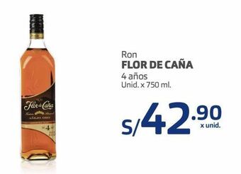 Makro Ron flor de caña 4 años unid. x 750 ml. oferta