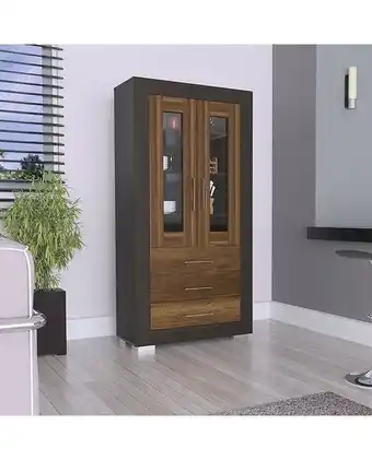 Tiendas EFE Estanteria albatros - wengue / caramelo oferta