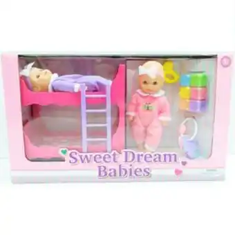 Tai Loy Muñeca bebe gemelas con camarote oferta