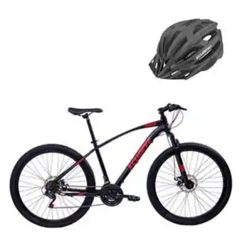 Tai Loy Bicicleta acero aro 27 nr disco mecanico + casco negro c/l oferta
