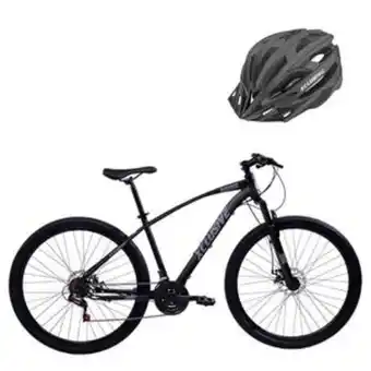 Tai Loy Bicicleta acero aro 29 ng disco mecanico + casco negro c/l oferta