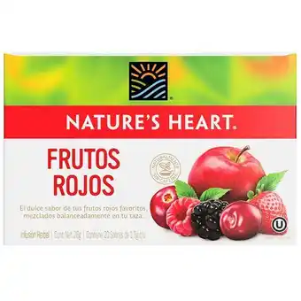 Vivanda Infusión nature's heart frutos rojos caja 20un oferta