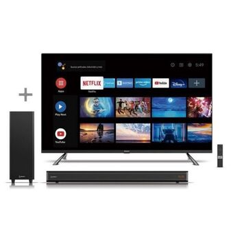 Tv miray qled smart 4k 55" mq55-t1000bt + soundbar miray sbm-w602bt