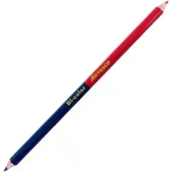 Lápiz artesco bicolor delgado x1und //*ci