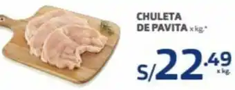 Makro Chuleta de Pavita oferta