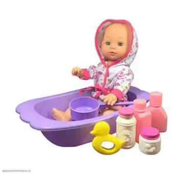 Tai Loy Muñeca bebe set con tina 30 cm oferta