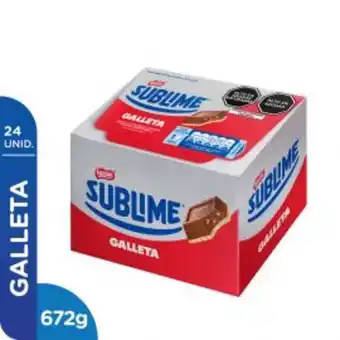 Freshmart Chocolate sublime galleta nestlé - caja 24 und x 28gr - unidad oferta
