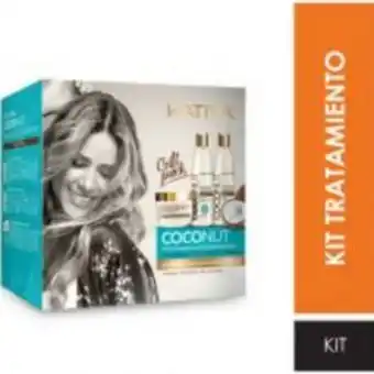 Freshmart Kit kativa shampoo 250 ml + acondicionador 250 ml + tratamiento 250 ml coconut - unidad oferta
