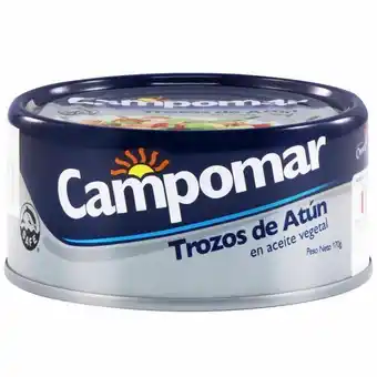 Vivanda Trozos de atún campomar en aceite vegetal lata 170g oferta