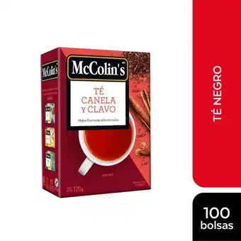 Vivanda Té canela y clavo mc colin's caja 100un oferta