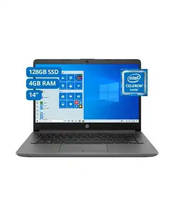 Tiendas EFE Notebook hp 14-cf2505la windows 10 intel celeron n4020 4gb 128gb 14 oferta