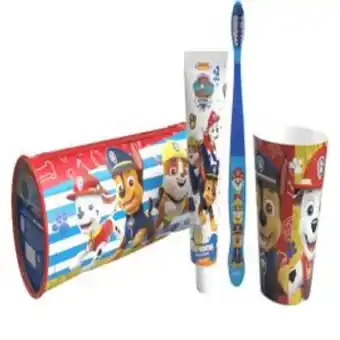 Freshmart Set gelatti cartuchera grande paw patrol 1 pasta dental 50g + cepillo + vaso - unidad oferta
