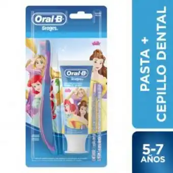 Freshmart Cepillo dental + pasta dental 100g oral-b kids disney princess / toy story - unidad oferta