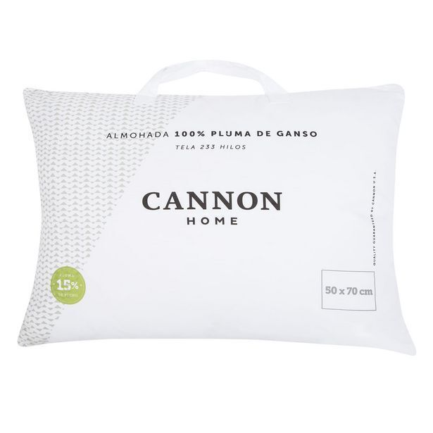 Drimer Almohada pluma ganso cannon 100%alg oferta