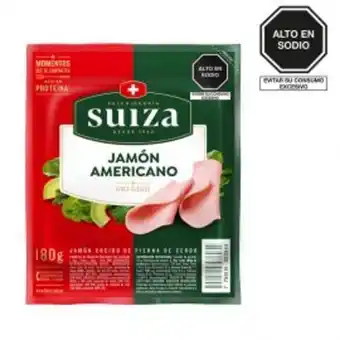 Freshmart Jamón americano - suiza - paquete 180gr - unidad oferta