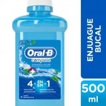 Freshmart Oral b enjuague bucal complete 4en1 500ml - unidad oferta