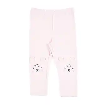Tottus Legging carita bebé 12m rosa claro oferta