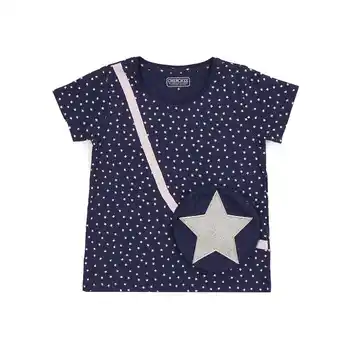 Tottus Polo mc cartera star niña talla 2 navy oferta