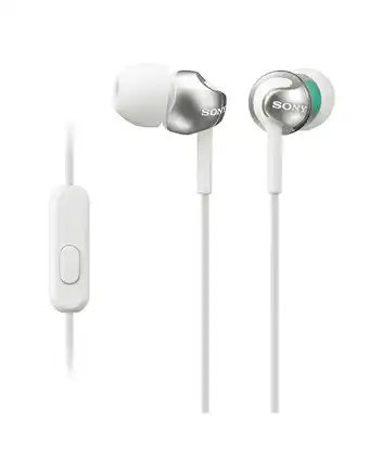 Tiendas EFE Audífonos sony in-ear mdr-ex110ap - blanco oferta
