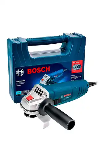 Tiendas EFE Esmeril amoladora 850w bosch gws 850 nuevo + maleta oferta