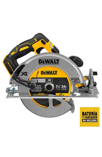 Tiendas EFE Dewalt sierra circular 20v max 7 1/4 brushless sin bat oferta