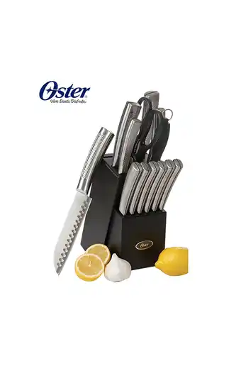 Tiendas EFE Juego de cuchillos acero 14 piezas oster wellisford oferta