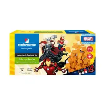 San Fernando Nuggets de pechuga de pollo con punche x 24 und oferta