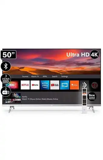Tiendas EFE Televisor aoc led smart tv uhd 4k 50' 50u6305 oferta